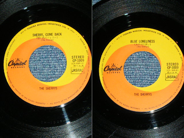 画像: シェリーズTHE SHERRYS - 想い出のシェリー SHERRY, COME BACK  / 1967 JAPAN ORIGINAL Used   7" Single 