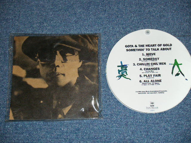 画像: 屋敷　豪太　GOTA YASHIKI - SOMETHIN' TO TALK ABOUT GOTA & THE HEART OF GOLD  / 1993 JAPAN ORIGINAL Promo Used CD