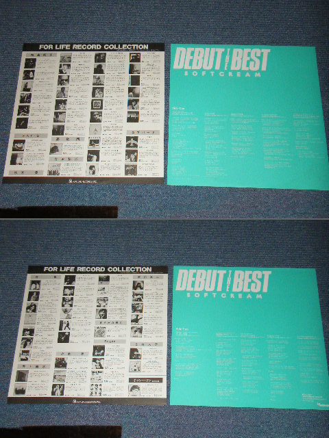 画像: ソフトクリーム SOFTCREAM - デビュー・ザ・ベスト DEBUT THE BEST ( With BONUSW SINGLE )  / 1984 JAPAN ORIGINAL Used LP With OBI + Bonus Single 