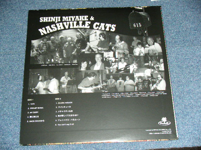 画像: 三宅伸治 SHINJI MIYAKE & NASHVILLE CATS ( TONY JOE WHITE / CHARLIE McCOY / + NASHVILLE SESSIONMEN )- 615 / 1998 JAPAN ORIGINAL Brand New LP  