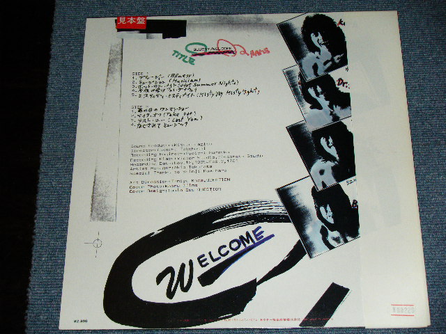画像: ウエルカム WELCOME - ブルージィー BLUESY / 1981 JAPAN ORIGINAL White Label PROMO Used  LP With OBI 
