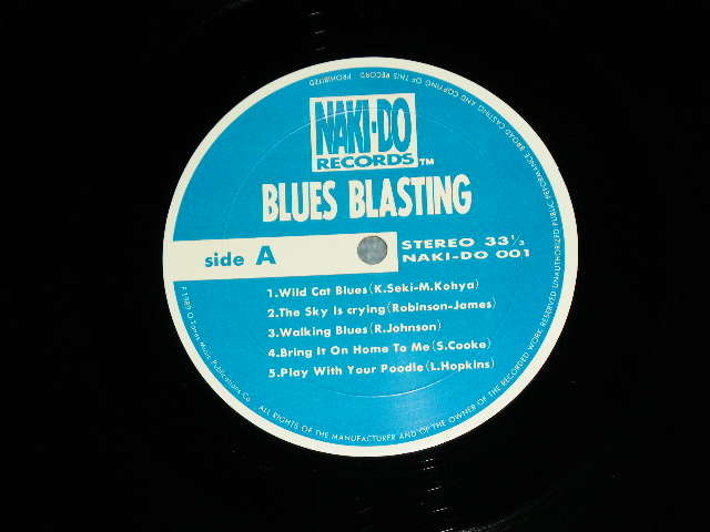 画像: 永田直之＆ドゥウェイン・オークリー NAOYUKI NAGATA & DEWAYNE OAKLEY - BLUES BLASTING / 1989 JAPAN ORIGINAL Used LP  With SIGNED AUTO GRAPHED 