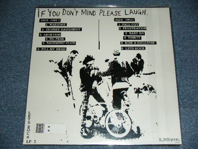 画像: ラフィン・ノーズ LAUGHIN' NOSE - IF YOU DON'T MIND PLEASE LAUGH  / 1995 JAPAN ORIGINAL Brand New LP 
