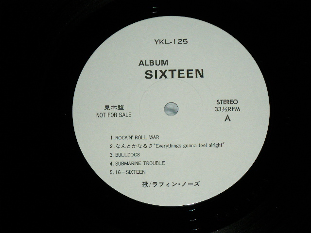 画像: ラフィン・ノーズ LAUGHIN' NOSE - ALBUM SIXTEEN  / 19?? JAPAN ORIGINAL YUSEN Promo Only Used LP 
