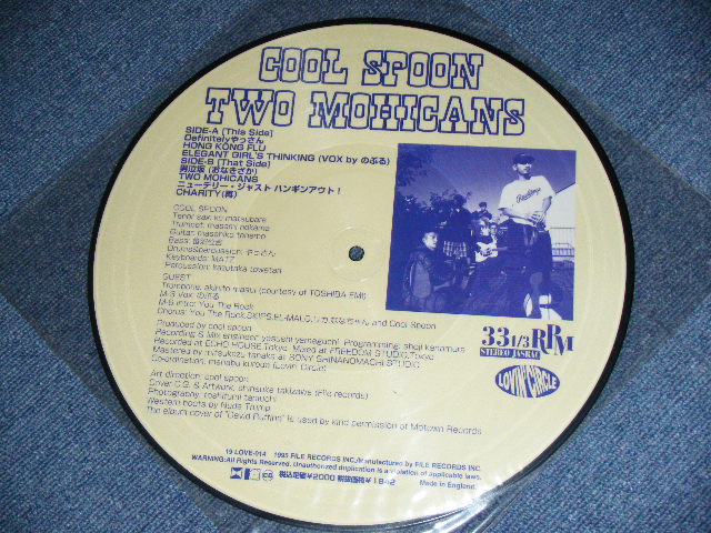 画像: クール・スプーン COOL SPOON - TWO MOHICANS / 1995 UK  ORIGINAL "PICTURE DISC" Used LP