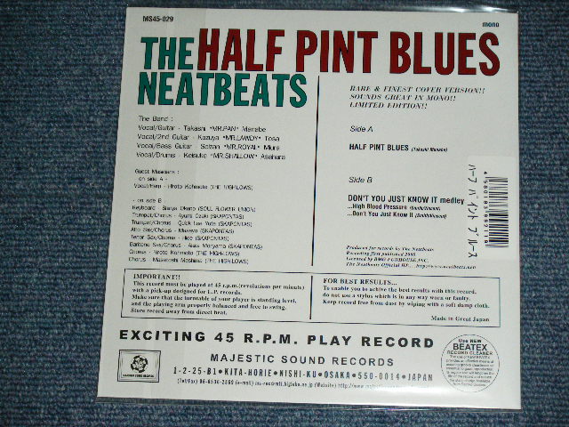 画像: ザ・ニートビーツ THE NEATBEATS -  HALF PAINT BLUES / 2005 JAPAN ORIGINAL BRAND NEW 7" Single