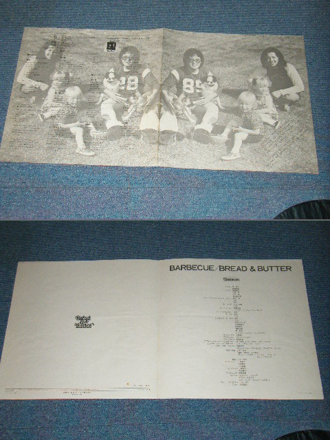 画像: ブレッド＆バター BREAD & BUTTER - バーベキュー BARBECUE / 1974 JAPAN ORIGINAL Used LP  With OBI 