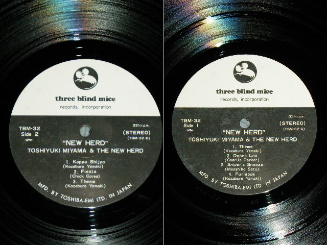 画像: 宮間利之とニュー・ハード TOSHIYUKI MIYAMA & THE NEW HERD - ニュー・ハード NEW HERD / 1974 JAPAN ORIGINAL Used LP 