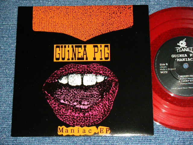 画像1: GUiNEA PiG - MANIAC / 1995 JAPAN ORIGINAL RED WAX Vinyl Brand New  7" EP 