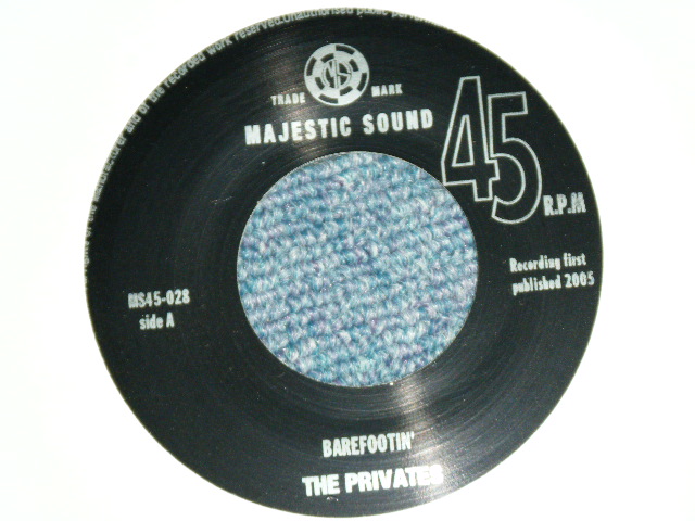 画像: THE PRIVATES - BAREFOOTIN' / 1990's JAPAN ORIGINAL Brand New  7" SINGLE  