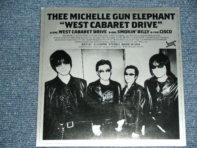 画像: ミッシェル・ガン・エレファントTMGE THEE MICHELLE GUN ELEPHANT - WEST CABARET DRIVE  / 1990's US ORIGINAL Used 7" SINGLE  
