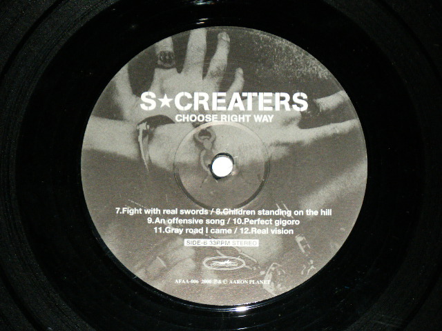 画像: S★CREATERS - CHOOSE RIGHT WAY / 2000  JAPAN ORIGINAL Used  LP 