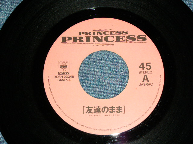 画像: プリンセス・プリンセス PRINCESS PRINCESS - 友達のまま TOMODACHI NO MAMA  / 1989 JAPAN ORIGINAL PROMO Only Used 7" Single 