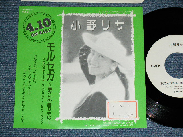 画像1: 小野リサ ONO LISA - モルセガ MORCEGA ( sings BRAZILIAN : ONE SIDED SINGLE 片面ディスク ) / 1990 JAPAN PROMO ONLY Used 7" Single シングル