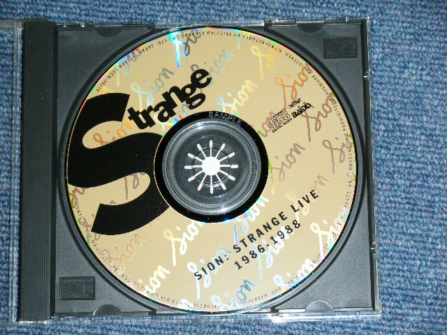 画像: シオン SION -  ストレンジ・ライブ 1986-1988 STRANGE LIVE 1986-1988 / 1993 JAPAN ORIGINAL PROMO  Used CD with OBI 