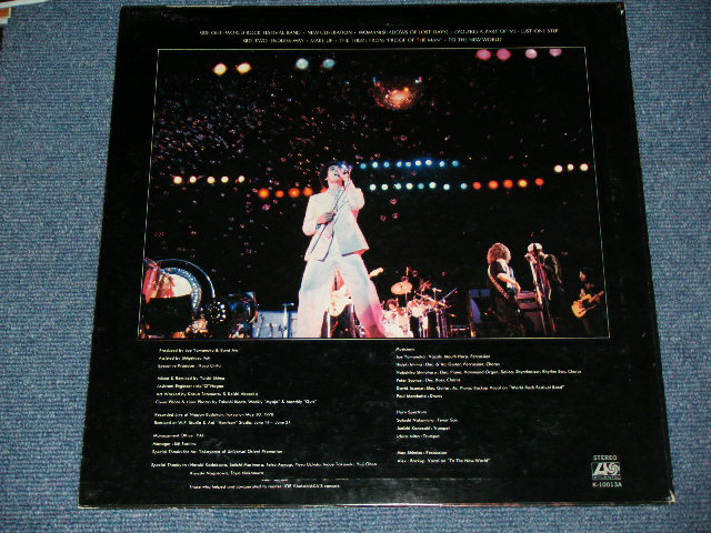 画像:  ジョー山中 JOE YAMANAKA   - LIVE AT NIPPON BUDOKAN  / 1978 JAPAN ORIGINAL  Used LP  with BOOKLET