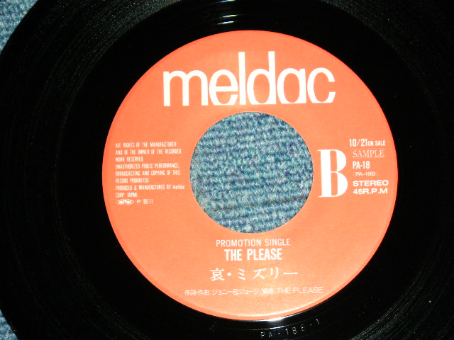 画像: THE PLEASE プリーズ（ジョニー大倉、高橋ジョージ、内海利勝、ターナー田中)  - レイジー＾・ミスティ・レディ－  / 1989 JAPAN ORIGINAL PROMO Only  Used 7" Single 