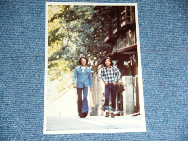 画像: グレープ　さだ　まさし GRAPE MASASHI SADA - 直筆サイン色紙＋プロも生写真 / 1974  JAPAN ORIGINAL PROMO Autographed Signed with PROMO PICTURE for Album Commercial 