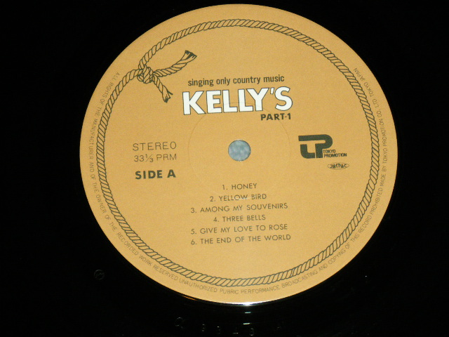 画像: 寺本圭一 KEIICHI TERAMOTO   - KELLY'S  Part 1 : SINGING ON LY COUNTRY  / 1970's? JAPAN ORIGINAL INDIES Used LP  With sopme AUTOGRAPHED SIGN