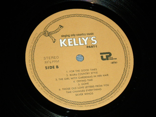 画像: 寺本圭一 KEIICHI TERAMOTO   - KELLY'S  Part 1 : SINGING ON LY COUNTRY  / 1970's? JAPAN ORIGINAL INDIES Used LP  With sopme AUTOGRAPHED SIGN