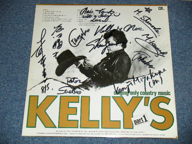 画像: 寺本圭一 KEIICHI TERAMOTO   - KELLY'S  Part 1 : SINGING ON LY COUNTRY  / 1970's? JAPAN ORIGINAL INDIES Used LP  With sopme AUTOGRAPHED SIGN