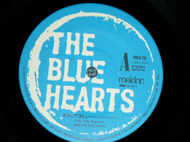 画像: ブルーハーツ　THE BLUE HEARTS - キスしてほしい ( Ex+/MINT- ) / 1987 JAPAN ORIGINAL  Used 7"45 rpm  Single