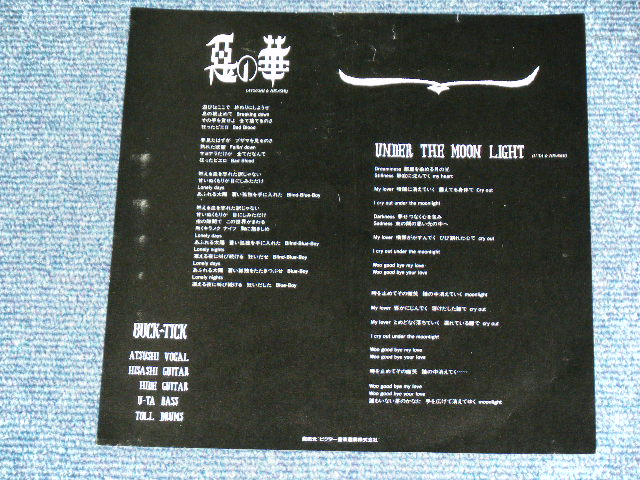 画像: バクチク BUCK-TICK - 悪の華 AKU NO HANA ( Ex++/Ex++ ) / 1989 JAPAN ORIGINAL Promo Only 7"Single