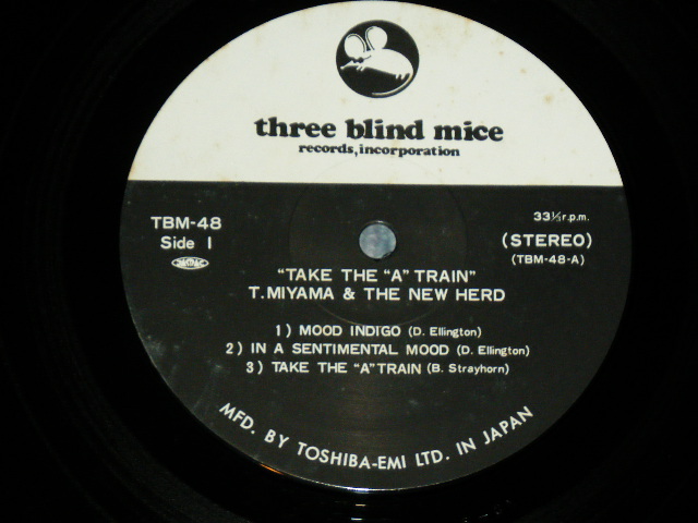 画像: 宮間利之とニュー・ハード TOSHIYUKI MIYAMA & THE NEW HERD ORCHESTRA - TAKE THE "A" TRAIN /  1970's  JAPAN ORIGINAL Used LP With OBI 