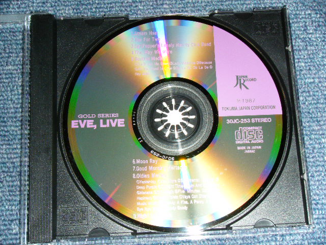 画像: イヴ EVE - イヴ ライヴ EVE  LIVE / 1987 JAPAN ORIGINAL 3000 yen mark 1st Press Used CD