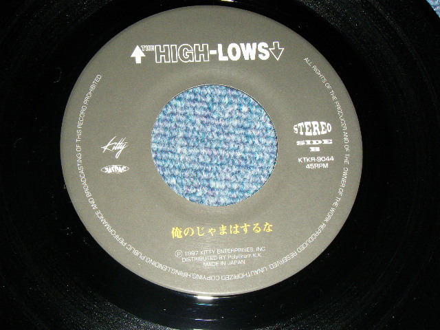 画像: ザ・ハイロウズ THE HIGH-LOWS （ブルーハーツ　THE BLUE HEARTS ）ー HAPPY GO LICKY (MINT-/MINT- ) / 1997 JAPAN ORIGINAL Used  7"45 rpm  Single