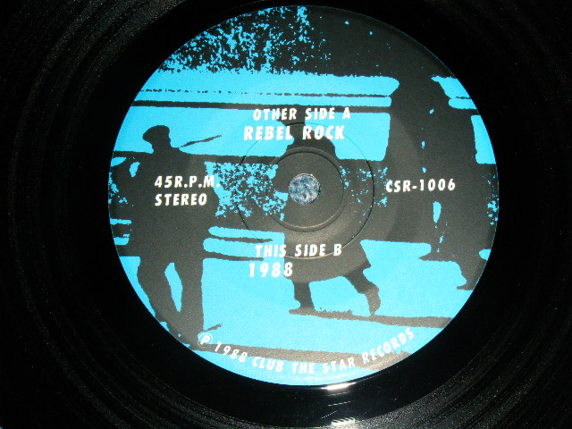 画像: ストラマーズ THE STRAMMERS! - REBEL ROCK (MINT-/MINT- ) / 1988 JAPAN ORIGINAL Used  7"45 rpm  Single with POSTER JACKET 