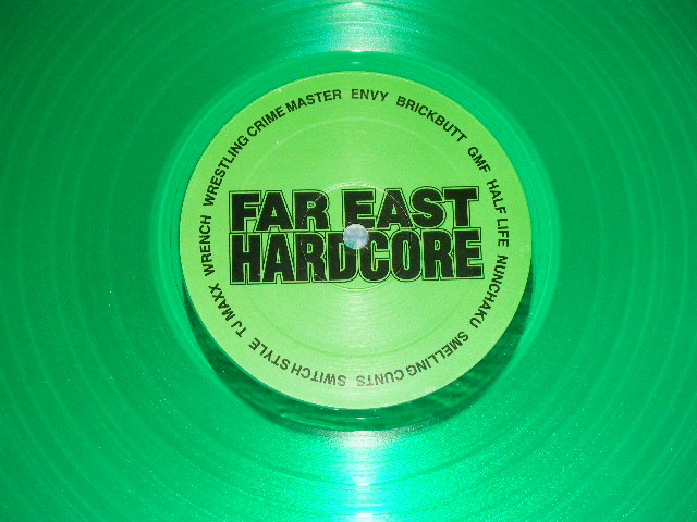 画像: v.a. OMNIBUS - FAR EAST HARD CORE  / 19?? JAPAN ORIGINAL Jacket + USA Pressings  "GREEN WAX Vinyl"Used LP 