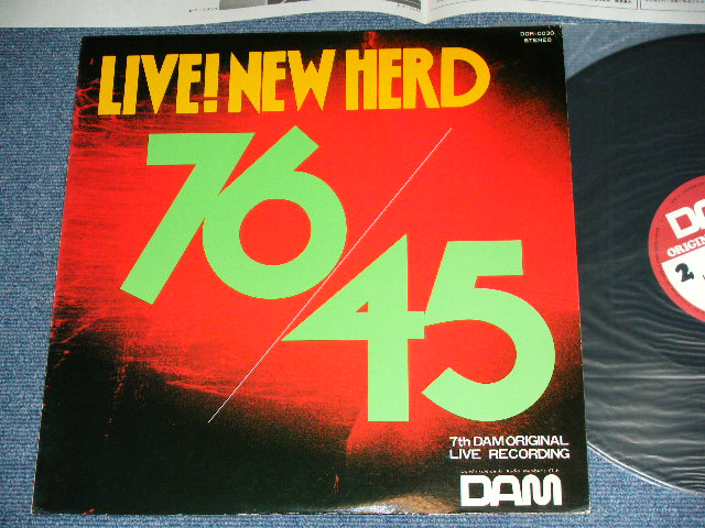 画像1: 宮間利之とニュー・ハード TOSHIYUKI MIYAMA & THE NEW HERD ORCHESTRA - LIVE! NEW HERD 76/45 /  1977  JAPAN ORIGINAL Used 45rpm  LP 