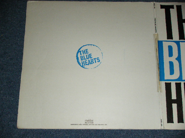 画像: ブルー・ハーツ THE BLUE HEARTS  -  THE BLUE HEARTS ( VG+/Ex Looks:VG++）  / 1987  JAPAN ORIGINAL "PROMO" Used LP 