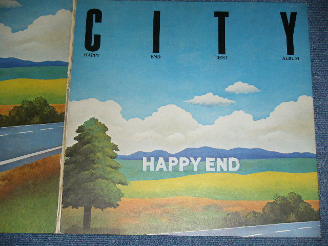 画像: はっぴいえんど　HAPPYEND HAPPY END - ”はっぴいえんど”のベスト・アルバム　CITY BEST ALBUM   / 1973 JAPAN ORIGINAL Used LP