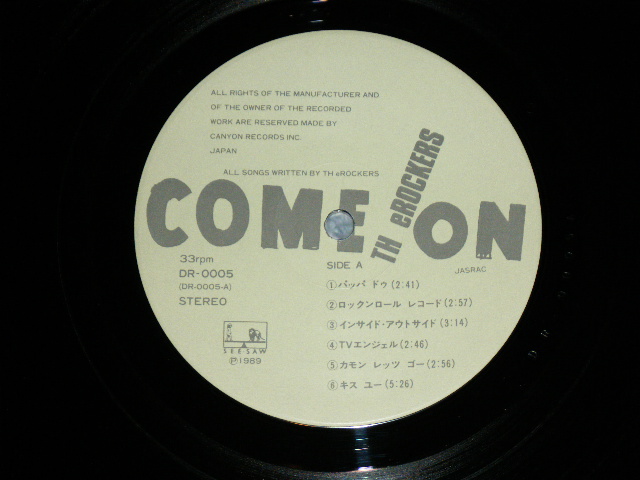 画像: ザ・ロッカーズ THE ROCKERS - カム・オン COME ON / 1989 JAPAN REISSUE Used LP with OBI