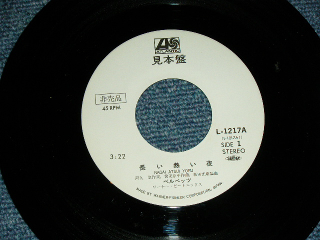 画像: ベルベッツ The VELVETS - 長い熱い夜 (　阿久悠：筒美京平) /  1974 JAPAN ORIGINAL 'White Label PROMO' Used 7" Single