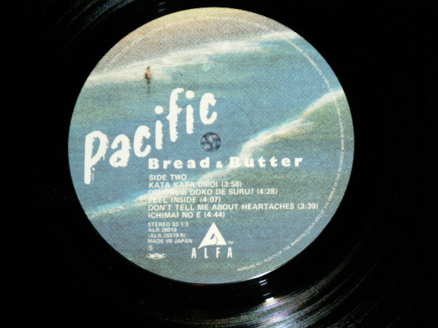 画像: ブレッド＆バター BREAD & BUTTER - PACIFIC ( Ex+++/MINT-)  / 1981 JAPAN ORIGINAL Used LP With OBI 