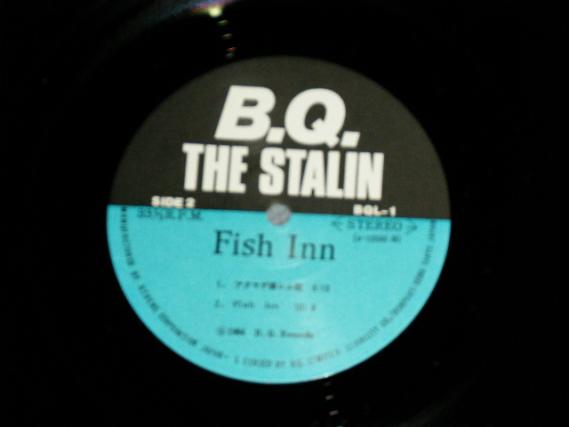 画像: ザ・スターリン The STALIN -  FISH INN /1984 JAPAN ORIGINAL 1st Issued Used LP Relaese From INDIES 