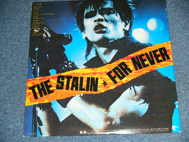 画像: ザ・スターリン The STALIN -  FORNEVER ; LAST LIVE ( with POSTER : Ex++/MINT )  / 1985 JAPAN ORIGINAL "WHITE LABEL PROMO" Used 2-LP with OBI & POSTER 