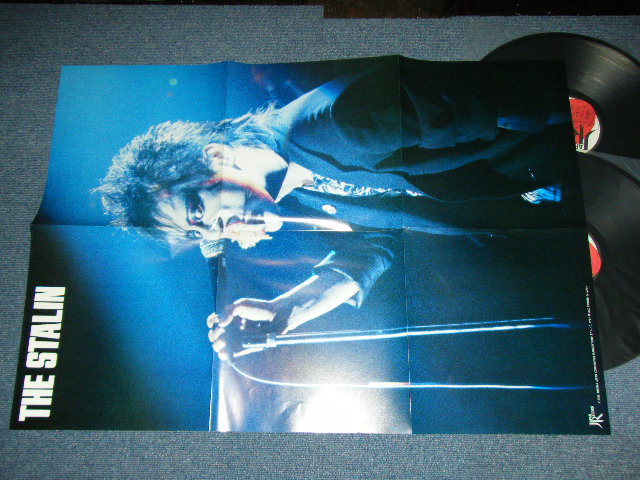 画像: ザ・スターリン The STALIN -  FORNEVER ; LAST LIVE ( with POSTER : Ex+++/MINT )  / 1985 JAPAN ORIGINAL Used 2-LP with OBI & POSTER 