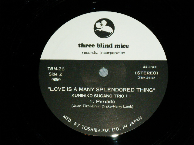 画像: 菅野邦彦トリオ KUNIHIKO SUGANO TRIO - LOVE IS A MANY SPLENDORED THING  Live in "5 DAYS IN JAZZ 1974" ( MINT-/MINT )  / 1974? JAPAN ORIGINAL Used LP With OBI 