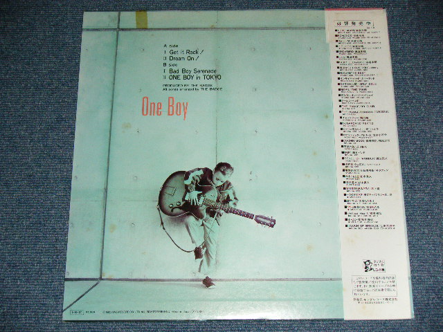 画像: THE BADGE - ONE BOY / 1985 JAPAN ORIGINAL Used 12"  with OBI 