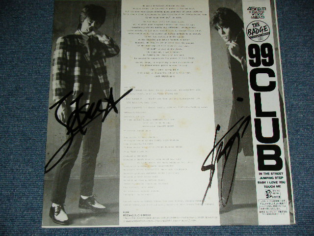 画像: THE BADGE - 99 CLUB / 1984 JAPAN ORIGINAL Used 12"  with OBI 