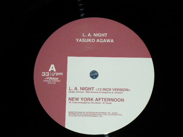 画像: 阿川泰子 YASUKO AGAWA - L.A.NIGHT ( REMIXED by SINICHI OSAWA )  / 2000 JAPAN ORIGINAL Used  12" 