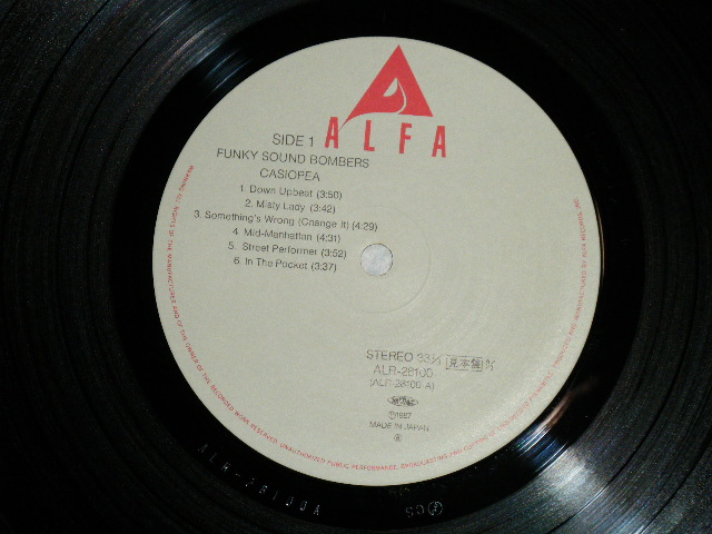 画像: カシオペア CASIOPEA -　ファンキー・サウンド・ボンバーズ FUNKY SOUND BOMBERS( Ex+++/MINT) / 1987 JAPAN ORIGINAL "PROMO"  Used LP With OBI  