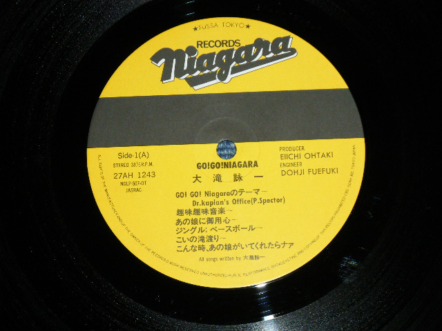 画像: 大滝詠一 EIICHI OHTAKI  - GO! GO! NIAGARA ( MINT-/MINT-) / 1981 Version  Japan   Used  LP with OBI