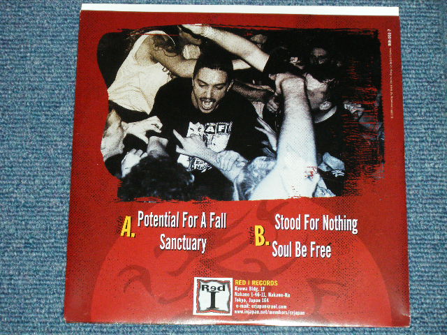 画像: シック・オブ・イット・オール SICK OF IT ALL - POTENTIAL FOR A FALL (MINT-/MINT-) / 1998 JAPAN ORIGINAL "INDIES"  Used 7" EP 