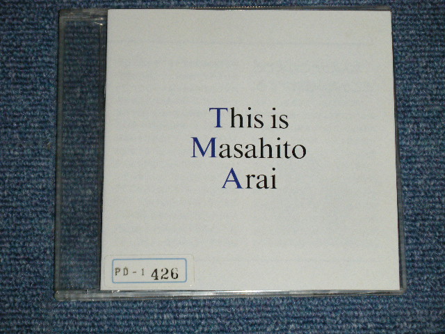 画像1: 新井正人 MASAHITO ARAI - THIS IS MASAHITO ARAI  / 1989 JAPAN ORIGINAL PROMO ONLY Used CD