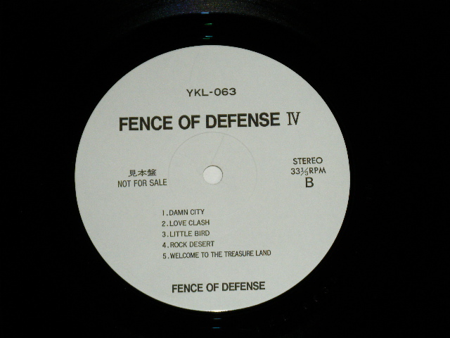 画像: FENCE OF DEFENSE  - IV~RED ON LEAD  ( MINT-/MINT- )  /  JAPAN "YUSEN Only" Used  LP 